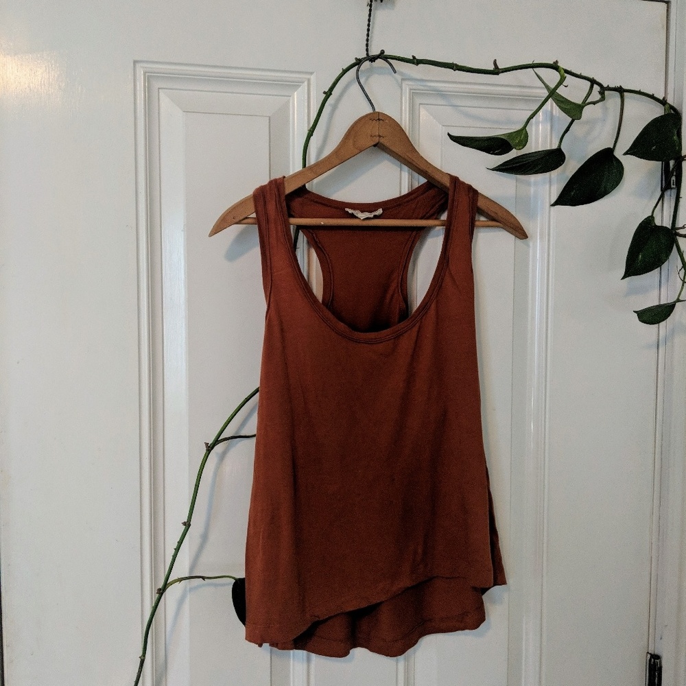 Orange Racerback Tank